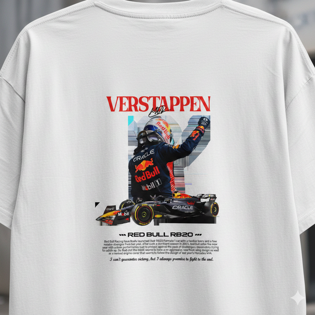 Max Verstappen "RB20 Victory" Premium Graphic Tee