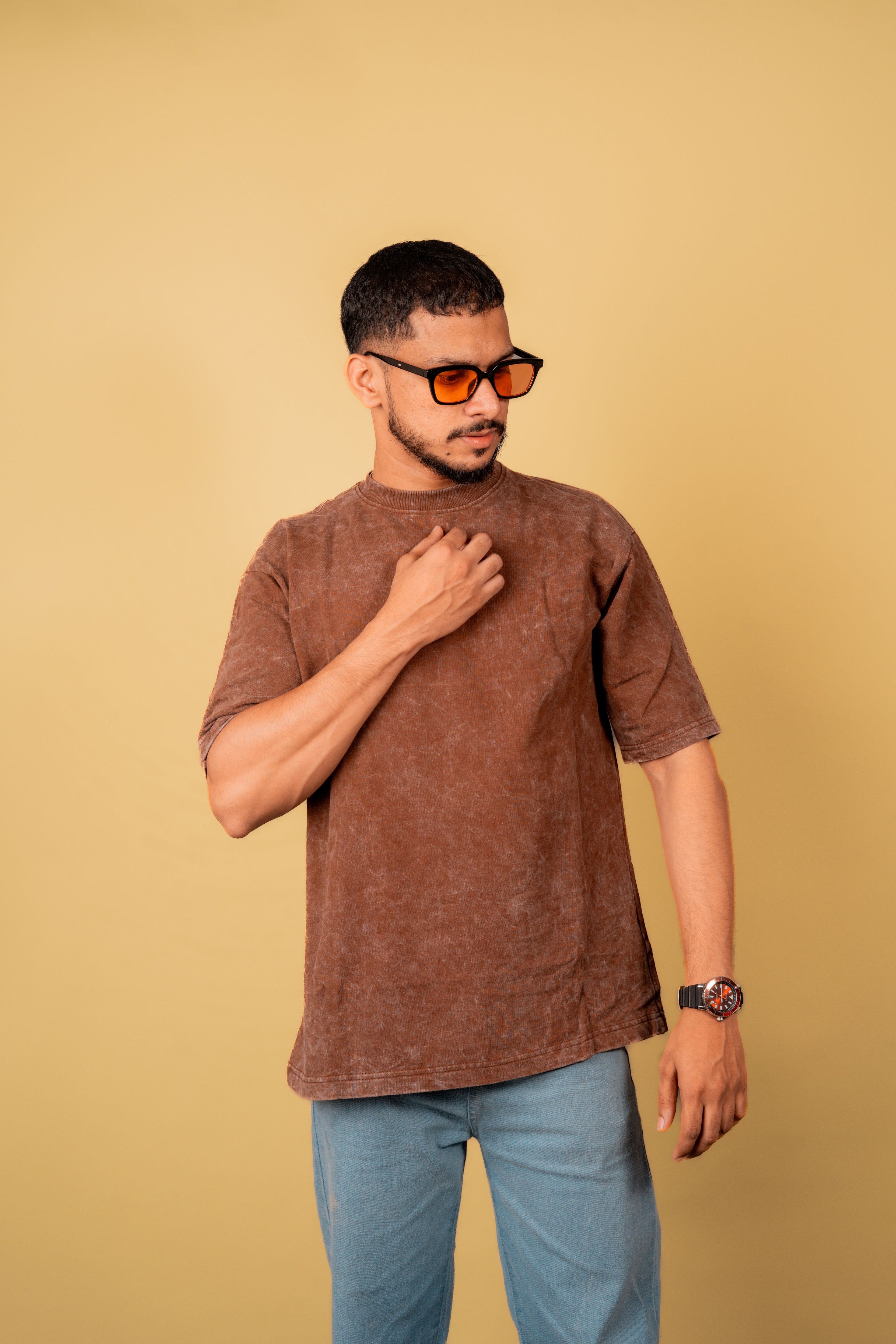 Plain Acid Wash T-Shirt