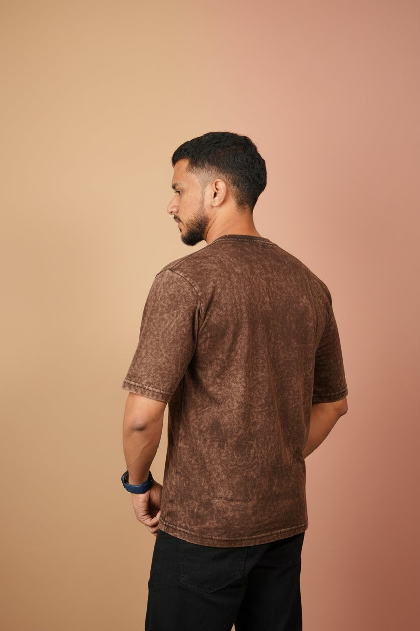 Plain Acid Wash T-Shirt